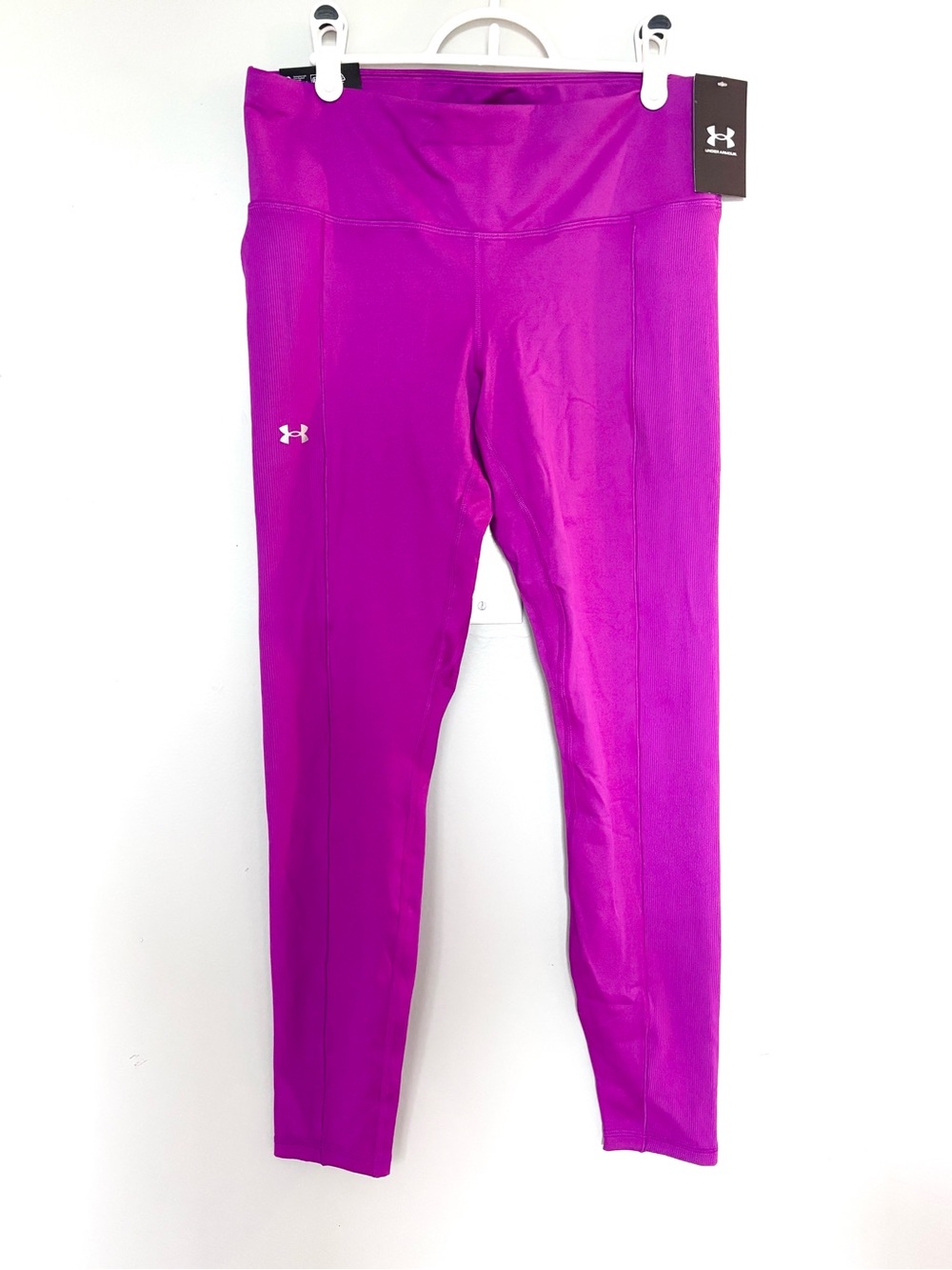 Under Armour Women's Magenta High Rise Full Length Leggings
